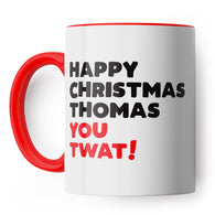 Personalised Xmas Funny Mug